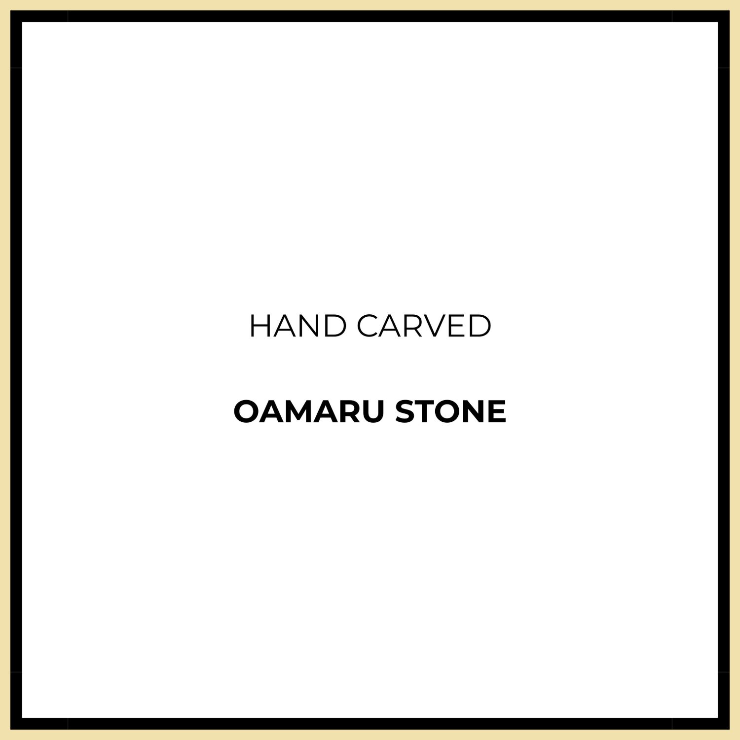 Hand carved Oamaru Stone