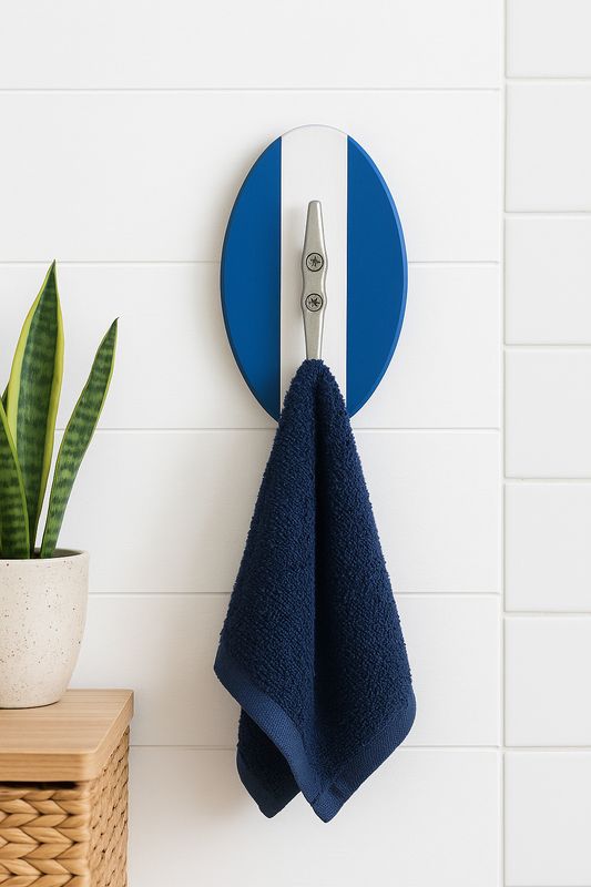 Mini Surfboard Towel Hook – Handcrafted from Reclaimed Wood