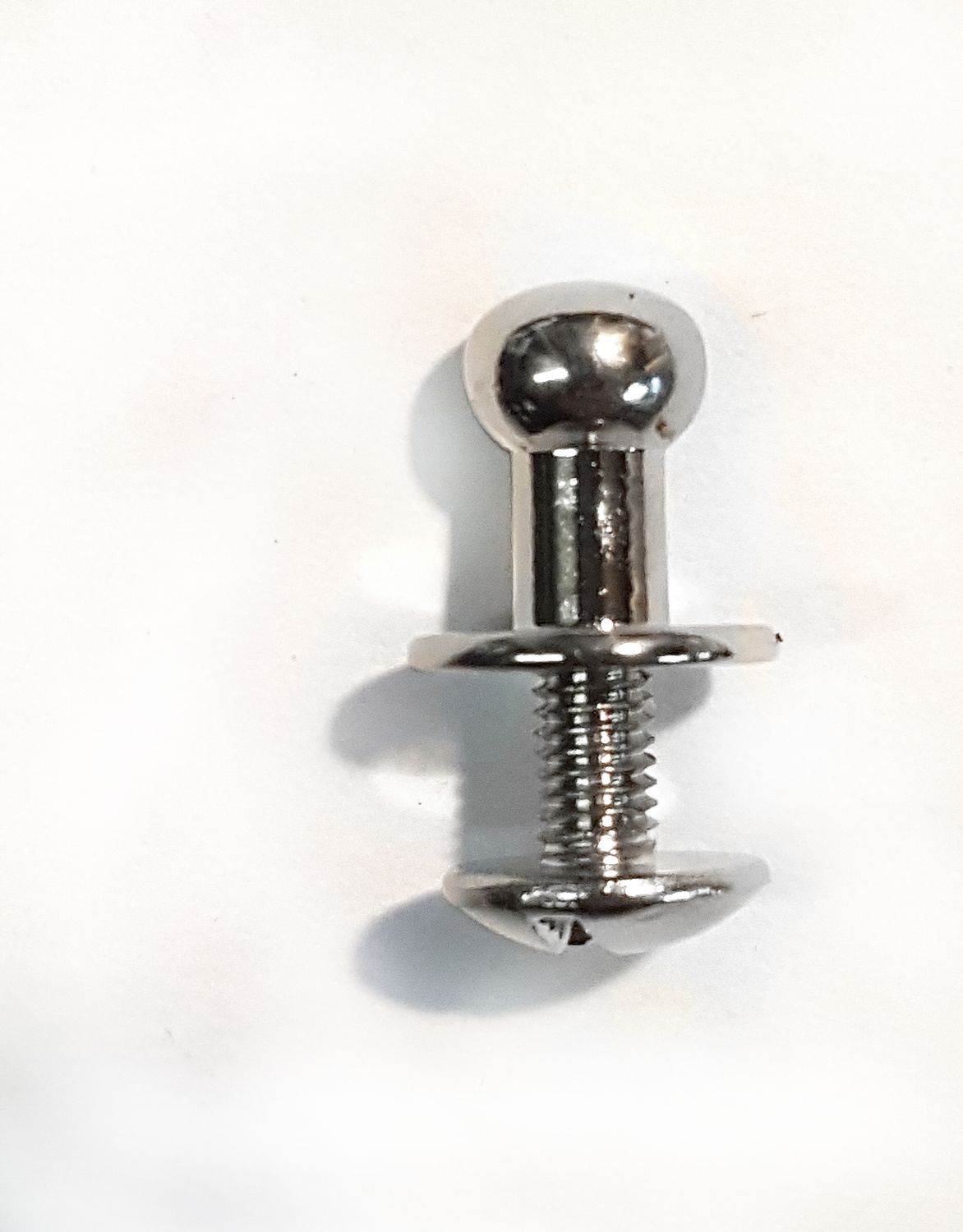 Knopik metalowy nikiel 6 mm 5 szt