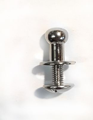 Knopik metalowy nikiel 6 mm 5 szt