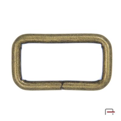 Ramka metalowa 32/15/4 stare złoto 5 szt