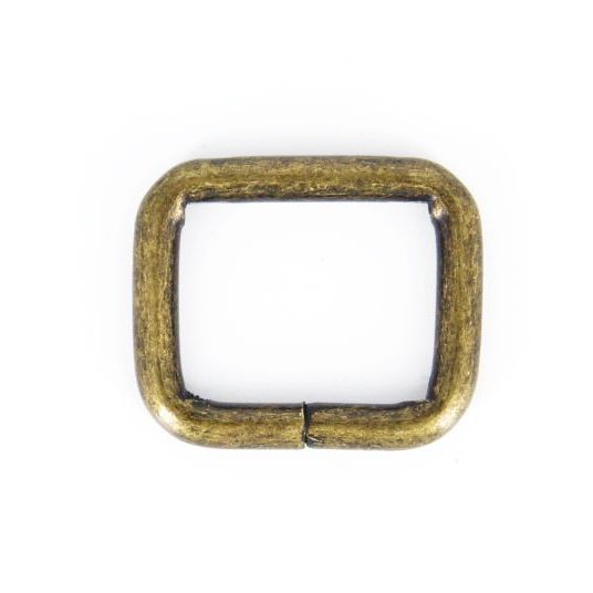 Ramka metalowa 20/15/3,7 stare złoto 5 szt