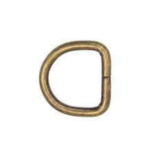 Półkółko 15/10/3 stare złoto 5 szt