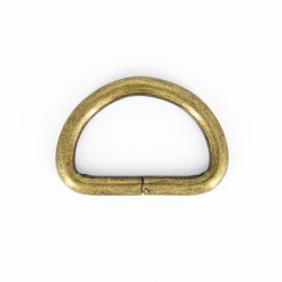 Półkółko 25/15/4 stare złoto 5 szt