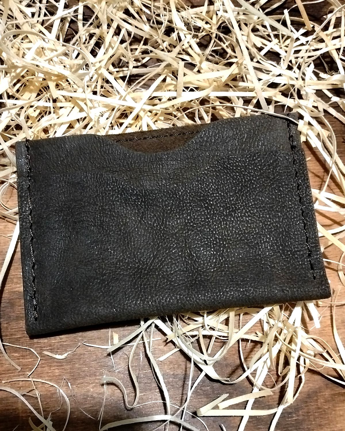 Portfel minimalistyczny Nanowallet ciemny brąz