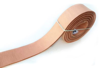 Pasek skórzany ze skóry bydlęcej naturalnej 3 x 150-160 cm 4 mm