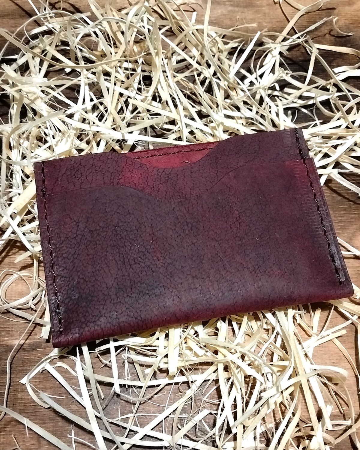 Portfel minimalistyczny Nanowallet bordowy