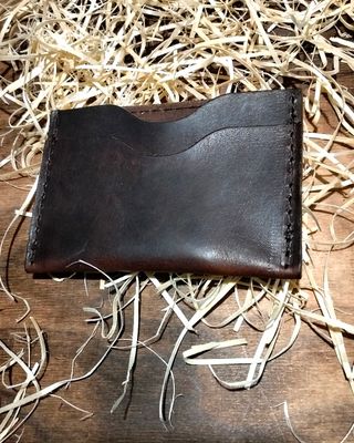 Portfel minimalistyczny Nanowallet ciemny brąz