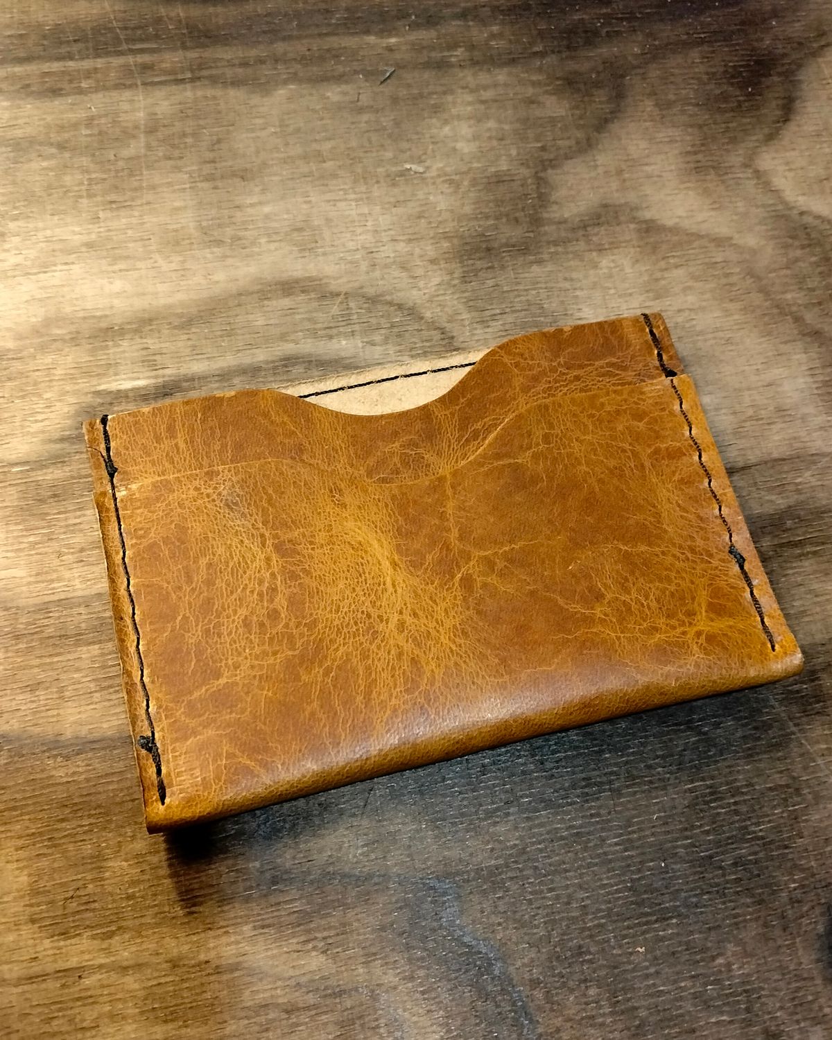 Portfel minimalistyczny Nanowallet jasny koniak