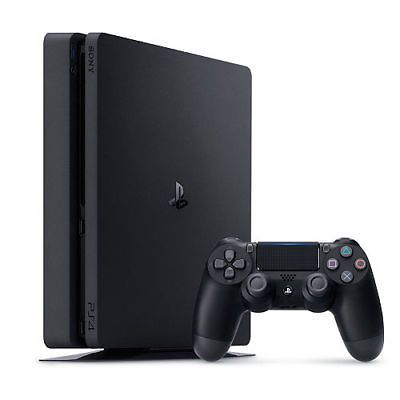 Sony PlayStation 4 PS4 Slim Game Console – Jet Black CUH