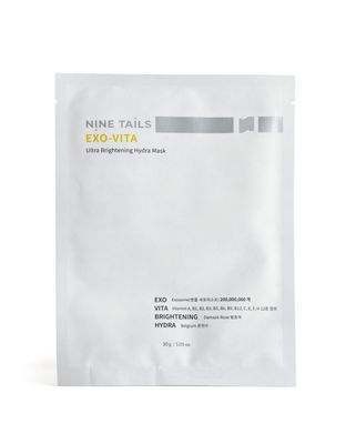 Nine Tails Exo-Vita Ultra Brightening Hydra Mask – Maschera viso illuminante e rigenerante con Esosomi (30 g)