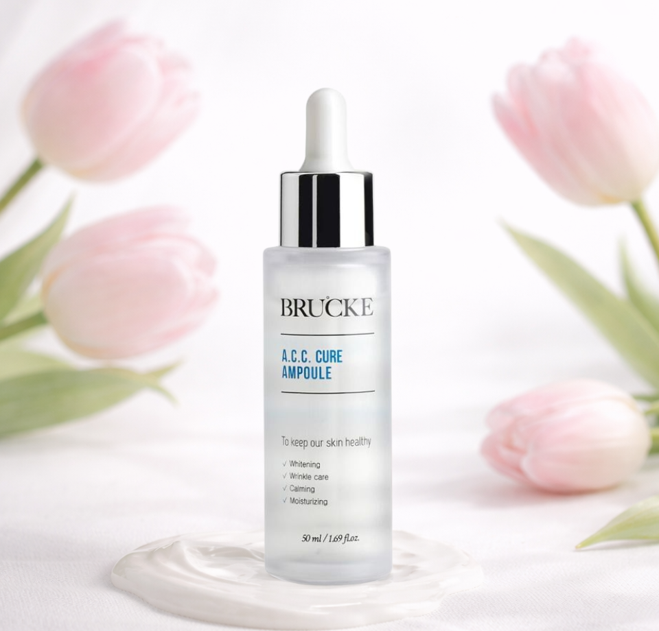 Brucke Cure Ampoule – Siero viso azione intensiva idratante, illuminante e anti-età (50 ml)