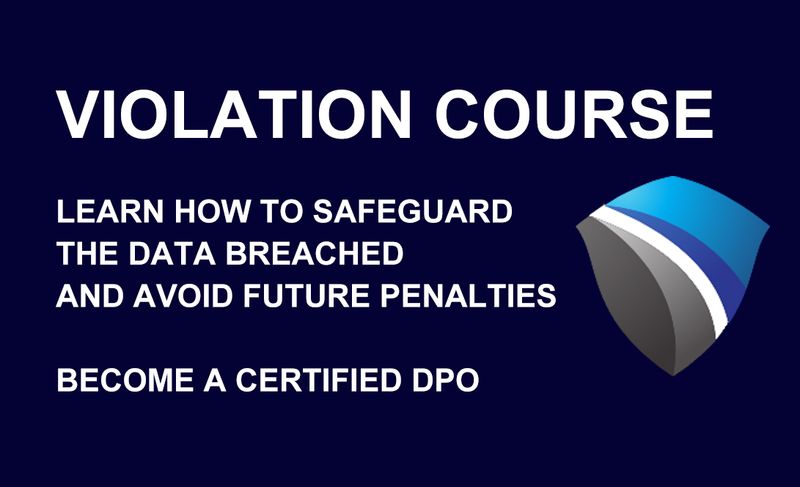 Recent Data Violation Training and Certification Course