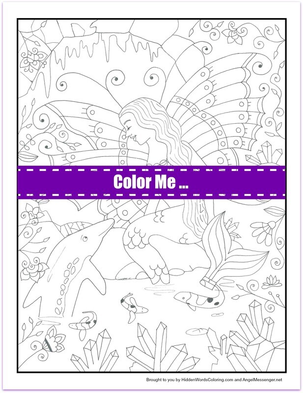 Boomali Dolphin Spirit Coloring Page