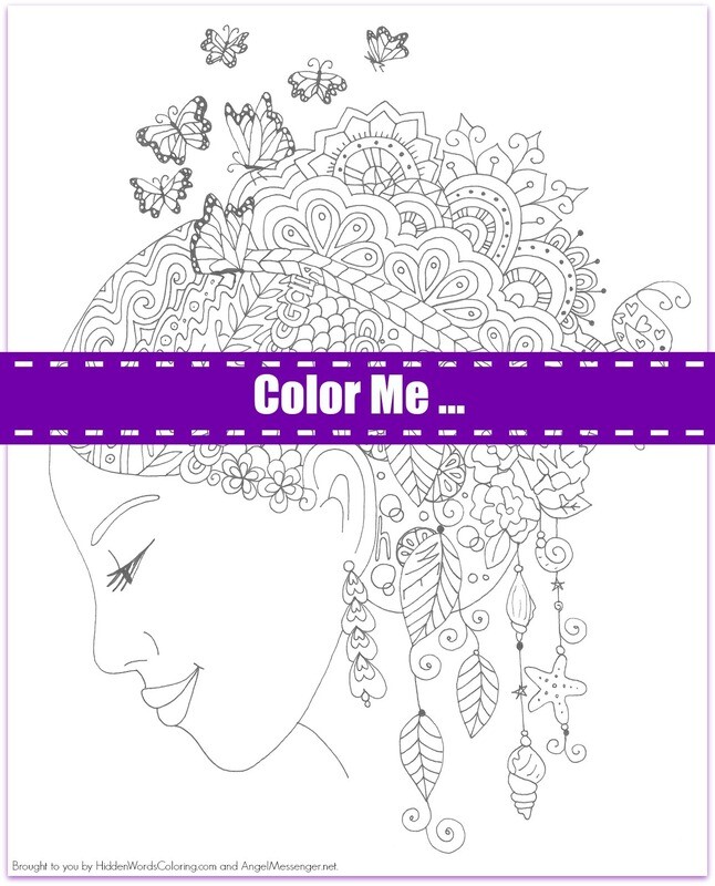 Gaia Butterfly Coloring Page