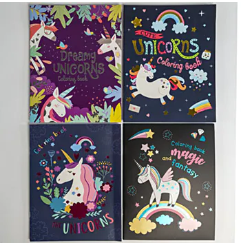 Awesome Unicorn Coloring Books