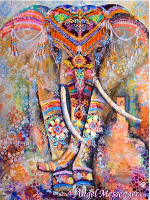 Elephant Mosaic 5D DIY Diamond Painting Kit Elephant Mosaic 5D DIY Diamond Painting Kit