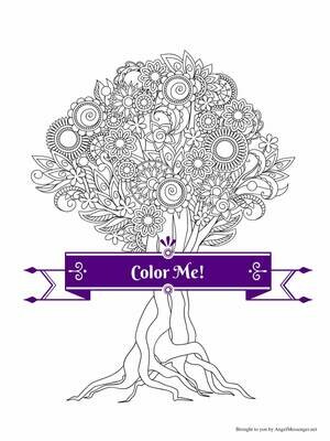 Soul Tree Coloring Page