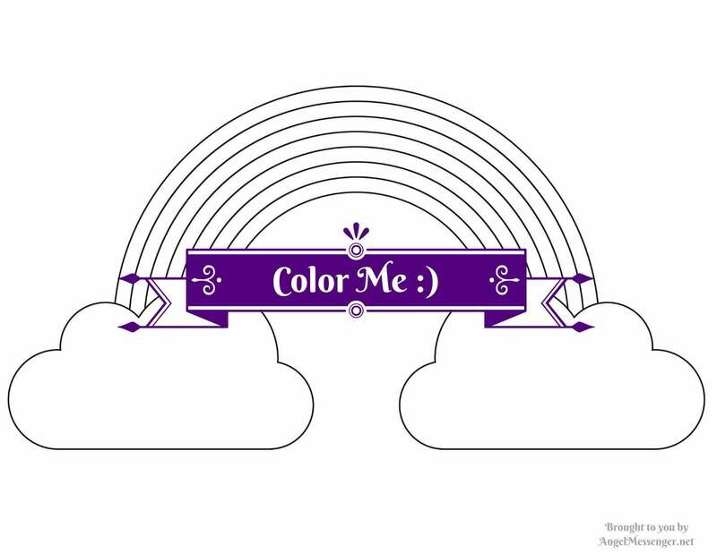 Rainbow Coloring Page
