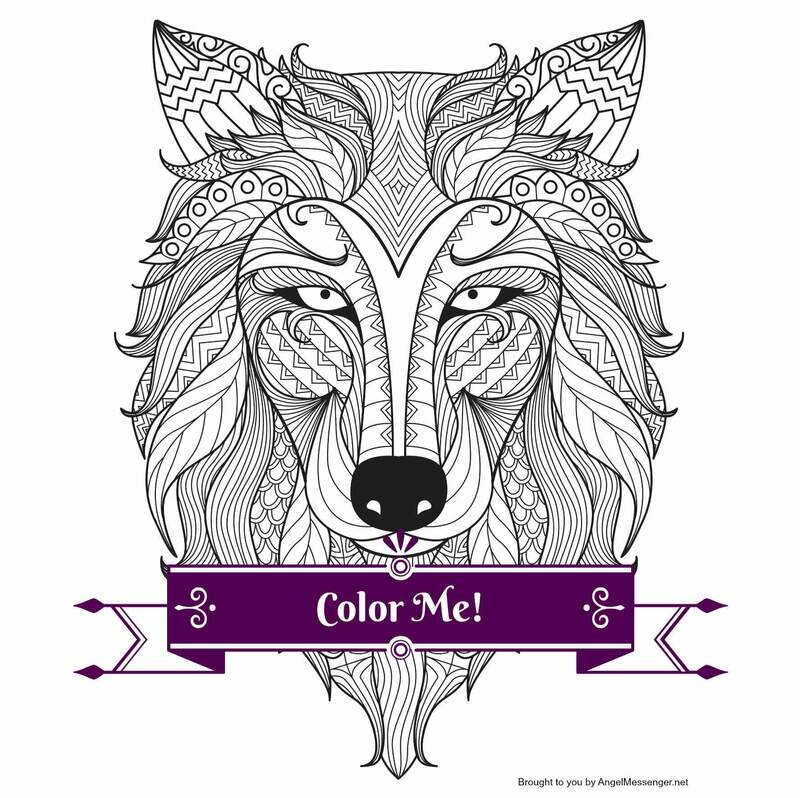 Wolf Coloring Page