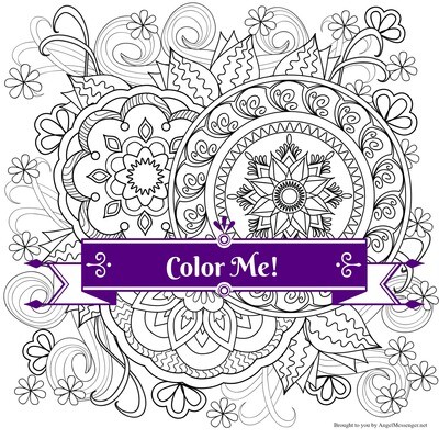 Flower Mandala Coloring Page