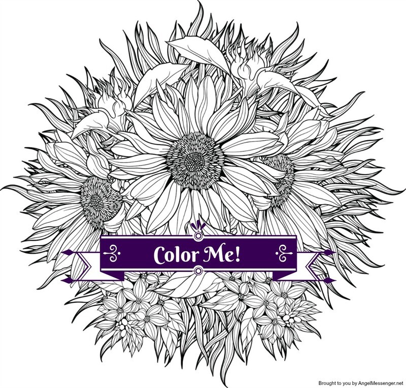 Sunflower Coloring Page