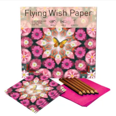 Pink Butterfly Flying Wish Paper (50 Wishes!) Pink Butterfly Flying Wish Paper (50 Wishes!)