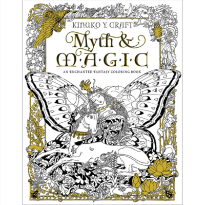 Myth & Magic Coloring Book