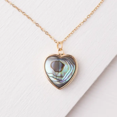 Give Love Abalone Shell Necklace Give Love Abalone Shell Necklace