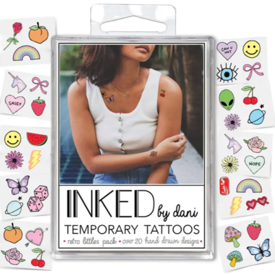 Retro Littles Pack (Temporary Tattoos) Retro Littles Pack (Temporary Tattoos)