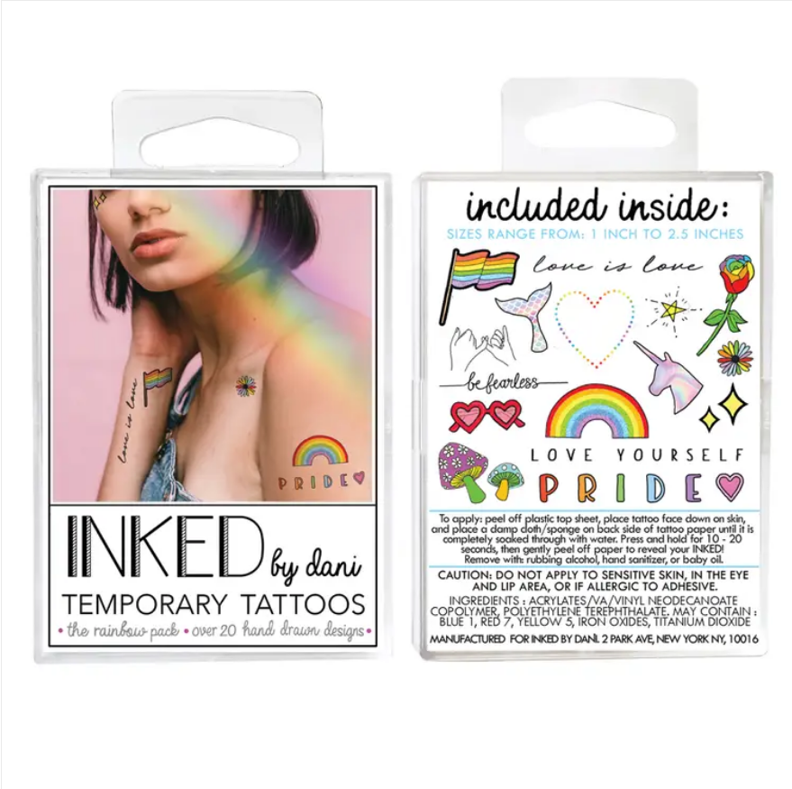 Rainbow Pack (Temporary Tattoos)