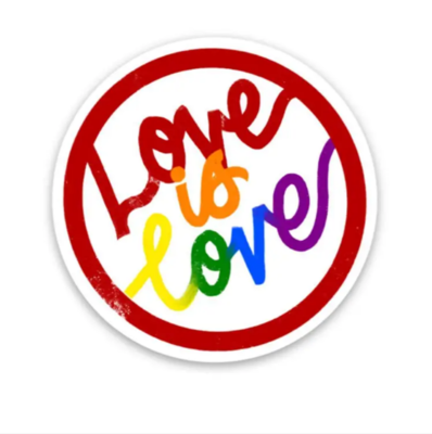 Love is Love - Circle Sticker