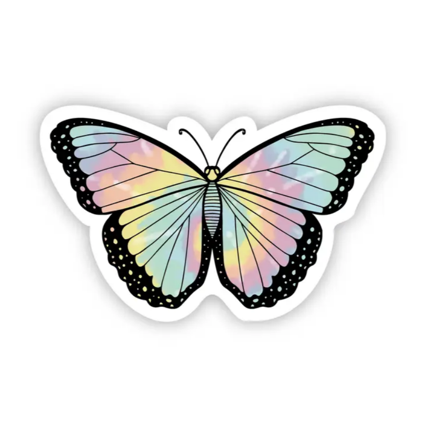 Tie Dye Butterfly Sticker Tie Dye Butterfly Sticker