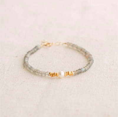 Labradorite and Pearl Bracelet Labradorite and Pearl Bracelet