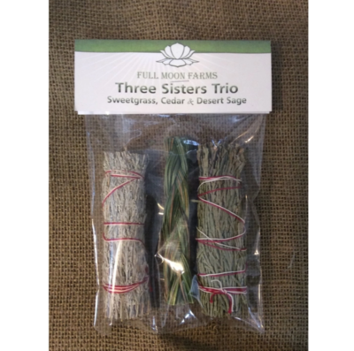 Three Sisters Trio (Sweetgrass, Cedar & Desert Sage)