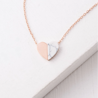 Alexis Rose Gold Heart Pendant Necklace Alexis Rose Gold Heart Pendant Necklace
