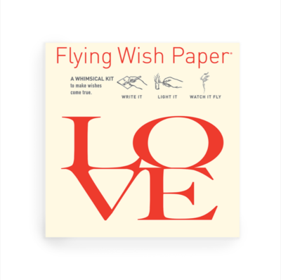 Love Letters Flying Wish Paper Love Letters Flying Wish Paper