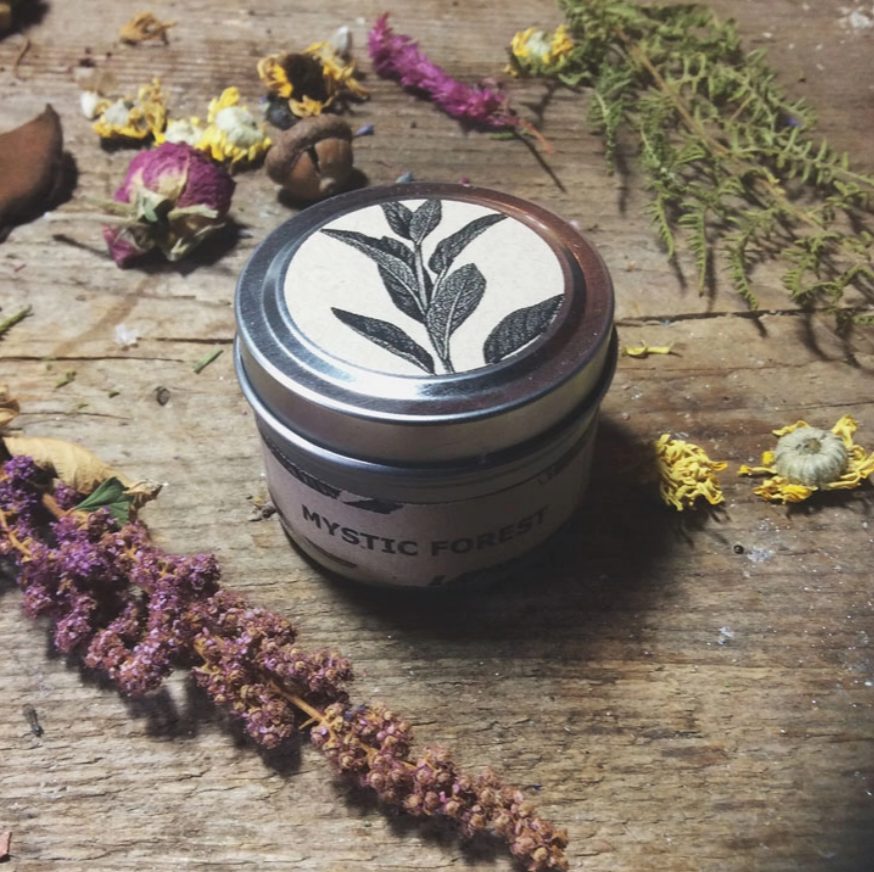 Mystic Forest Travel Tin Candle