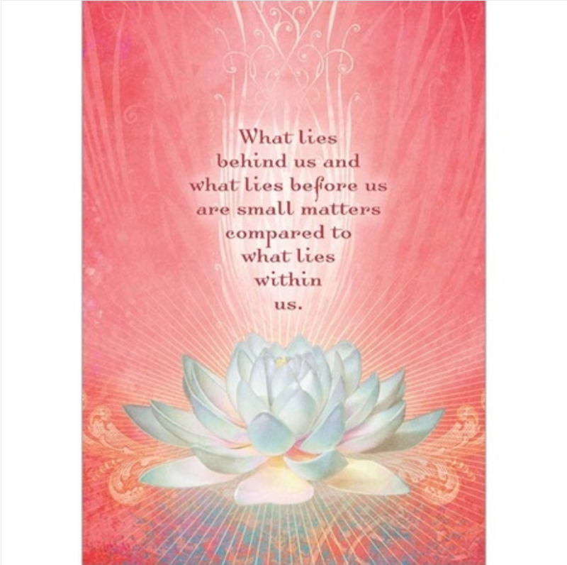 What Lies Behind Us Greeting Card