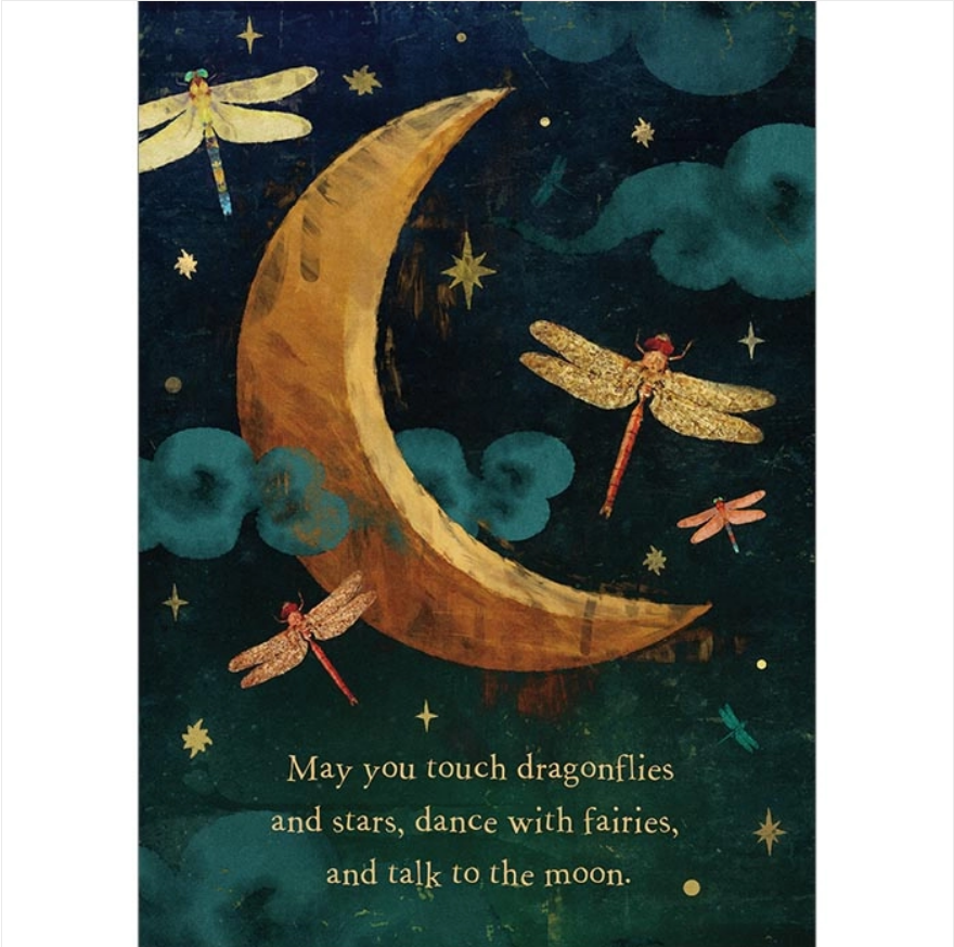 May You Touch Dragonflies Greeting Card