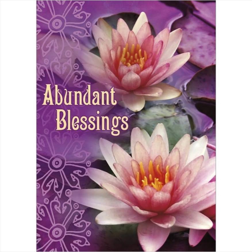 Abundant Blessings Greeting Card