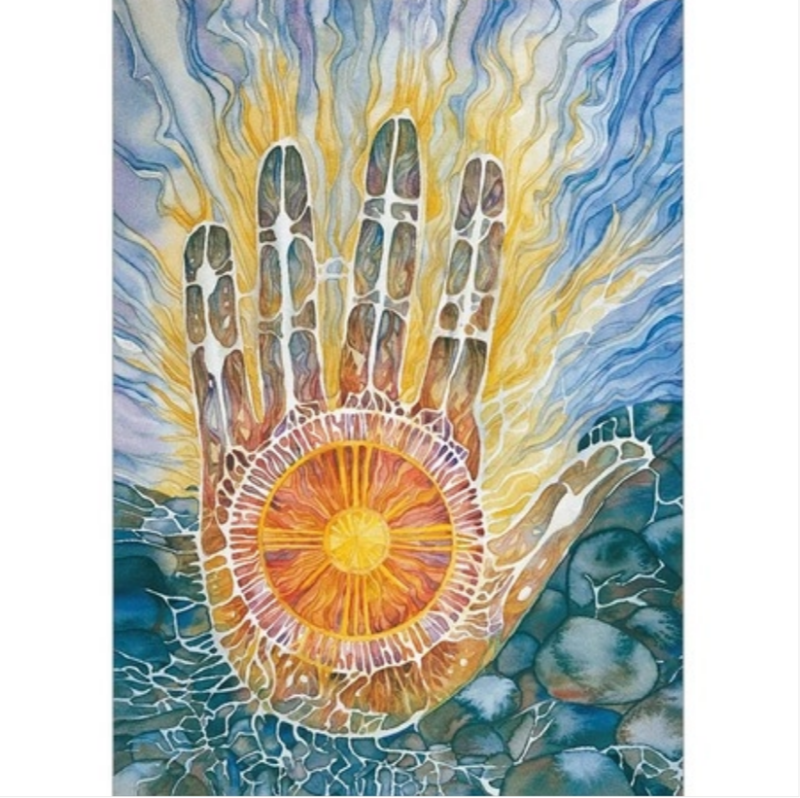 Medicine Hand Greeting Card