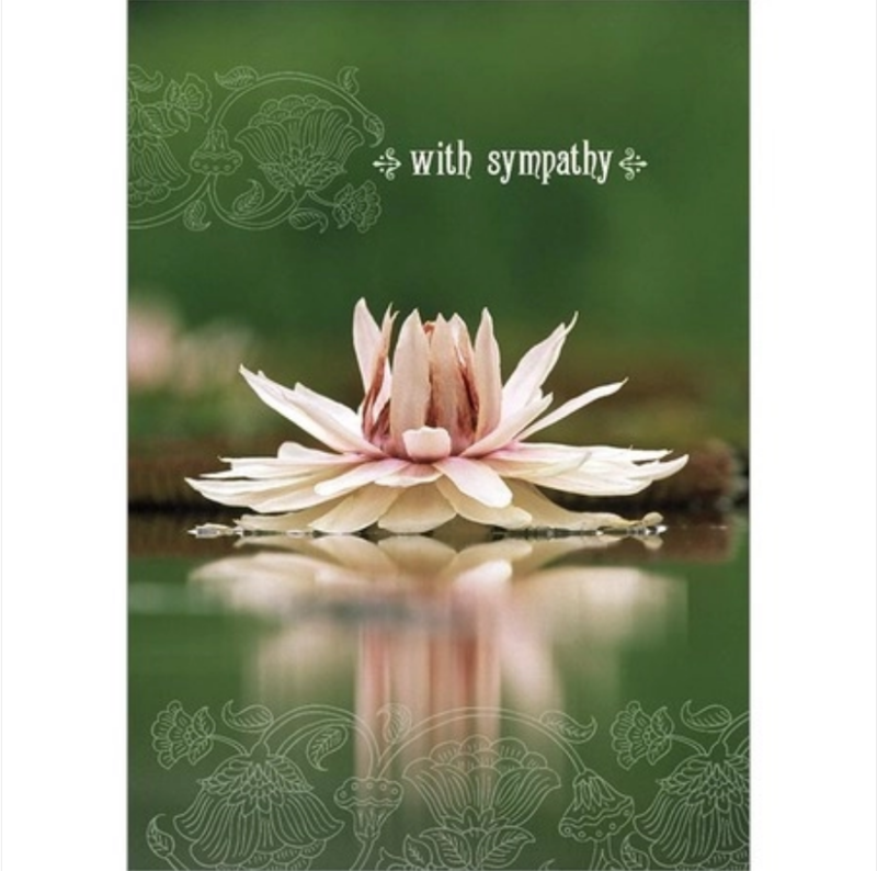 With Sympathy Greeting Card