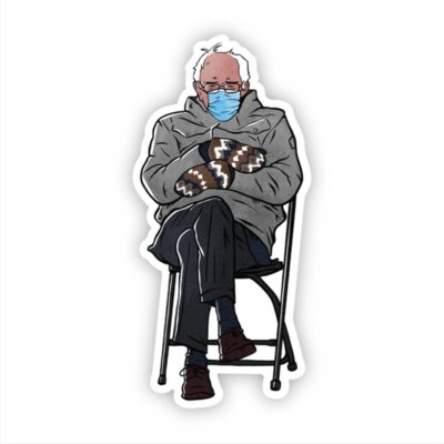 Bernie Sanders Chair Sticker Bernie Sanders Chair Sticker