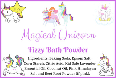 Magical Unicorn Fizzy Bath Powder Magical Unicorn Fizzy Bath Powder