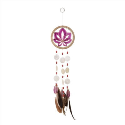 Lotus Capiz Dreamcatcher Lotus Capiz Dreamcatcher