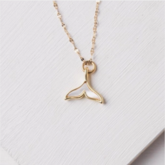 Mel Gold Fin Necklace