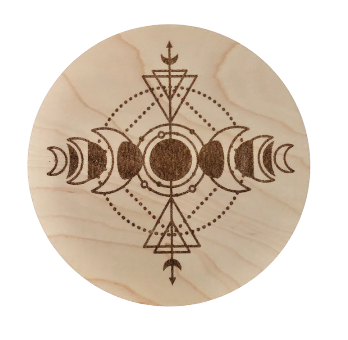 Moon Phases Crystal Grid