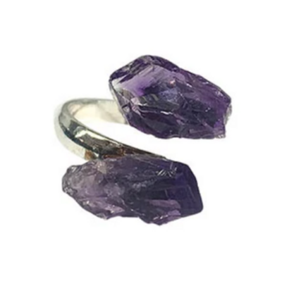 Amethyst Point Adjustable Ring Amethyst Point Adjustable Ring