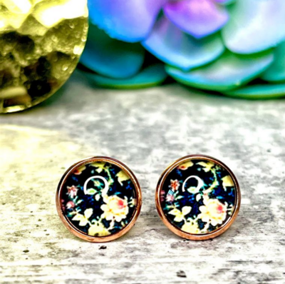 Vintage Floral Earrings